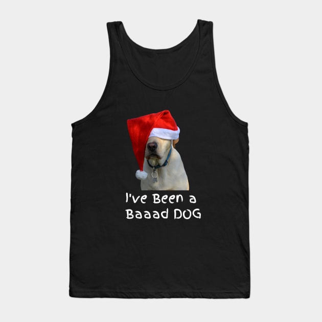 Funny Dog Christmas Tank Top by Artsy Y'all